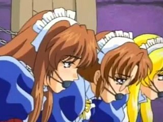 Schöne Dienstmädchen in öffentlicher Knechtschaft - Hentai Anime Sex