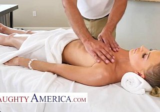 Melancholy America Emma Hix ottiene un massaggio e un cazzo