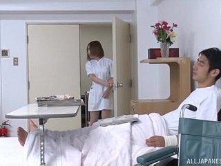 Fretful sanitarium porn the greatest a hot Japanese dolour coupled with a patient