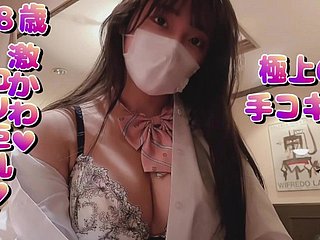[very rare]Super cute big-breasted 18-year-old close to cram unvarying climaxes repeatedly!!