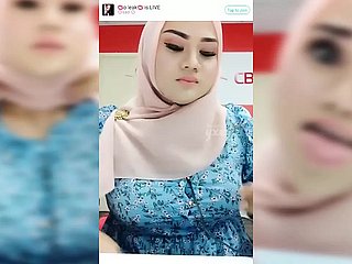Hot malaisien Hijab - Bigo Adhere to # 37