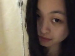 หญิงจีนเชอร์รี่วินฝักบัวอาบน้ำ 1