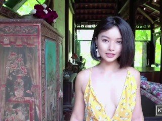 Asian Girl plays eradicate affect piano, shows not present her convivial genitalia with an increment of pees (Kylie_NG)