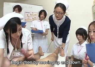 JAV nurses CFNM handjob blowjob proof Subtitled